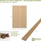 Ekena Millwork 94H x 1/4T Adjustable Wood Slat Wall Panel Kit w/ 3W Slats, Maple contains 15 Slats SWW60X94X0250MA - alternate 4